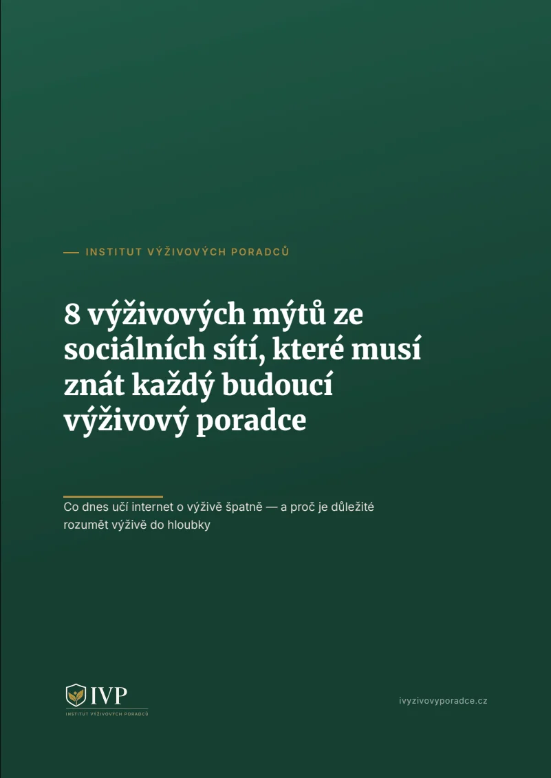 Obálka e-booku zdarma 8 výživových mýtů